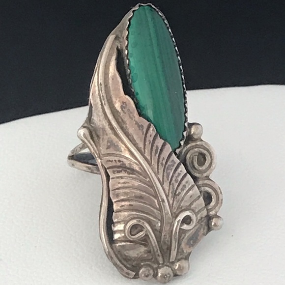 Vintage Sterling Silver Ring Native American 4X - Picture 1 of 4